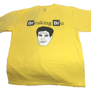Breaking Bad Yellow Tee Shirt, Size Large